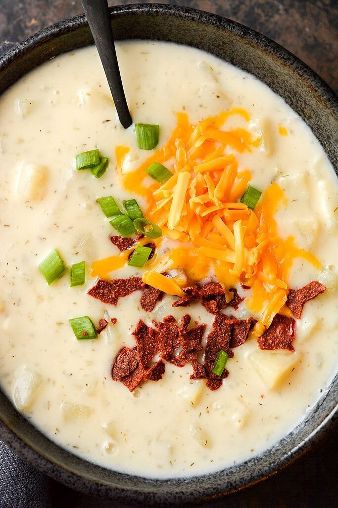 Can You Freeze Potato Soup
 Slow Cooker Loaded Baked Potato Soup Slow Cooker Gourmet