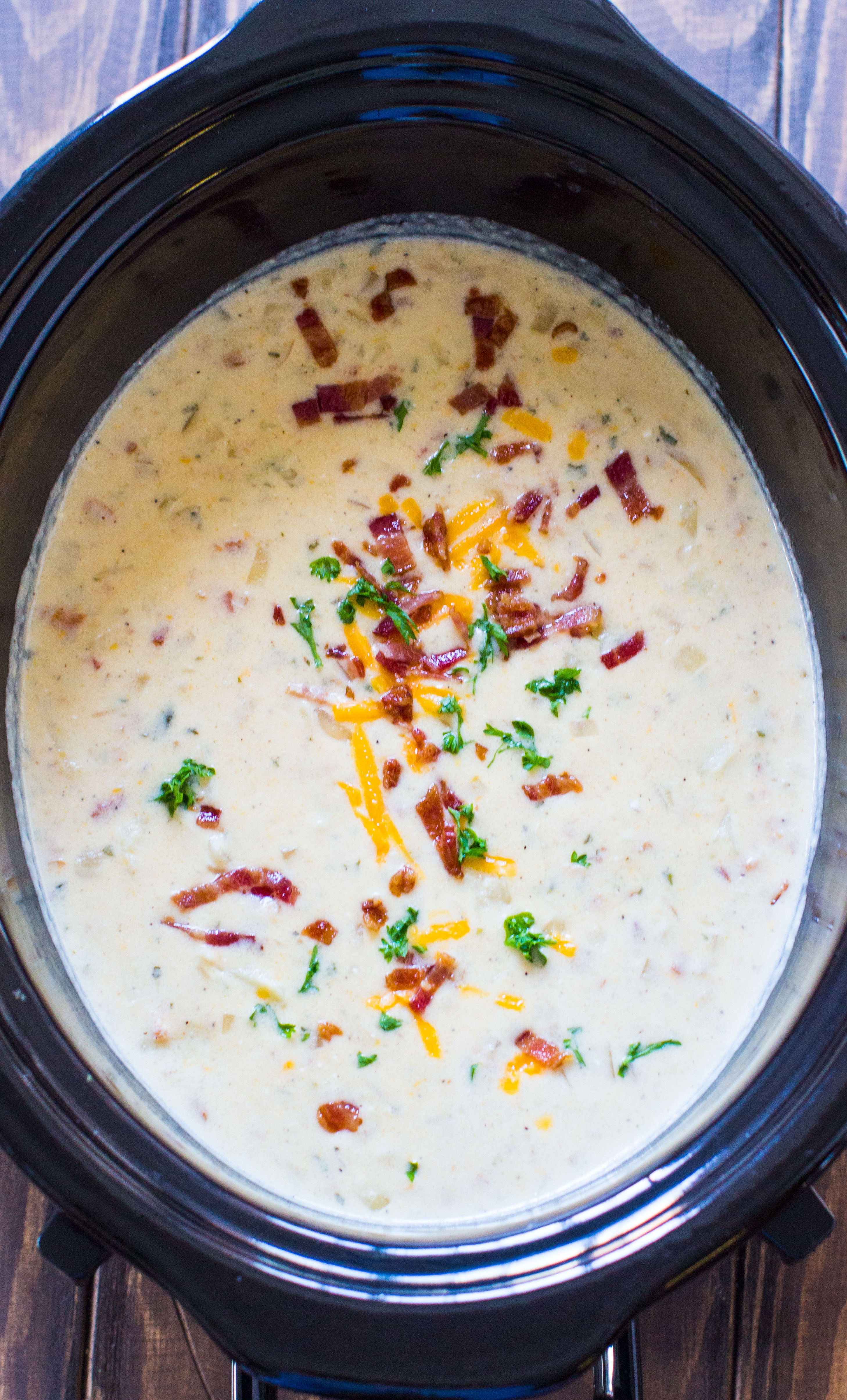 Can You Freeze Potato Soup
 Slow Cooker Baked Potato Soup Sweet and Savory Meals