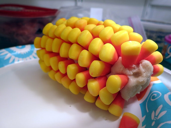 Candy Corn Cob
 Candy Corn The Cob Will Blow Your Mind So Happy