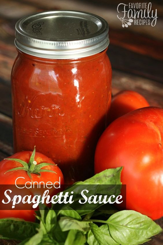 Canning Spaghetti Sauce
 100 Spaghetti Sauce Recipes on Pinterest