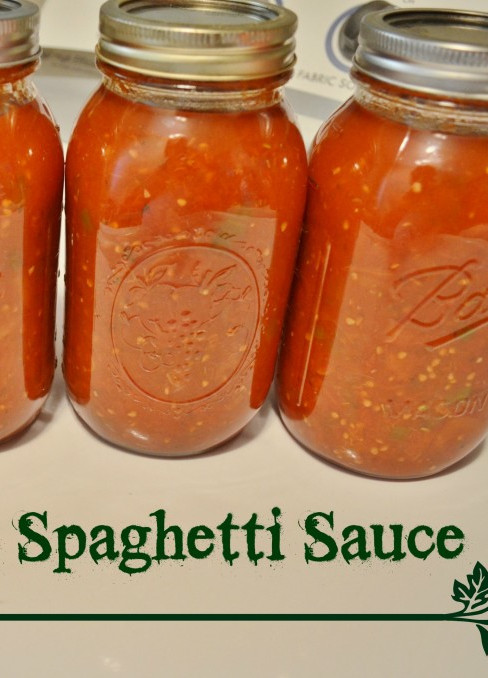 Canning Spaghetti Sauce
 DIY Homemade Spaghetti Sauce Canning Recipe Tutorial