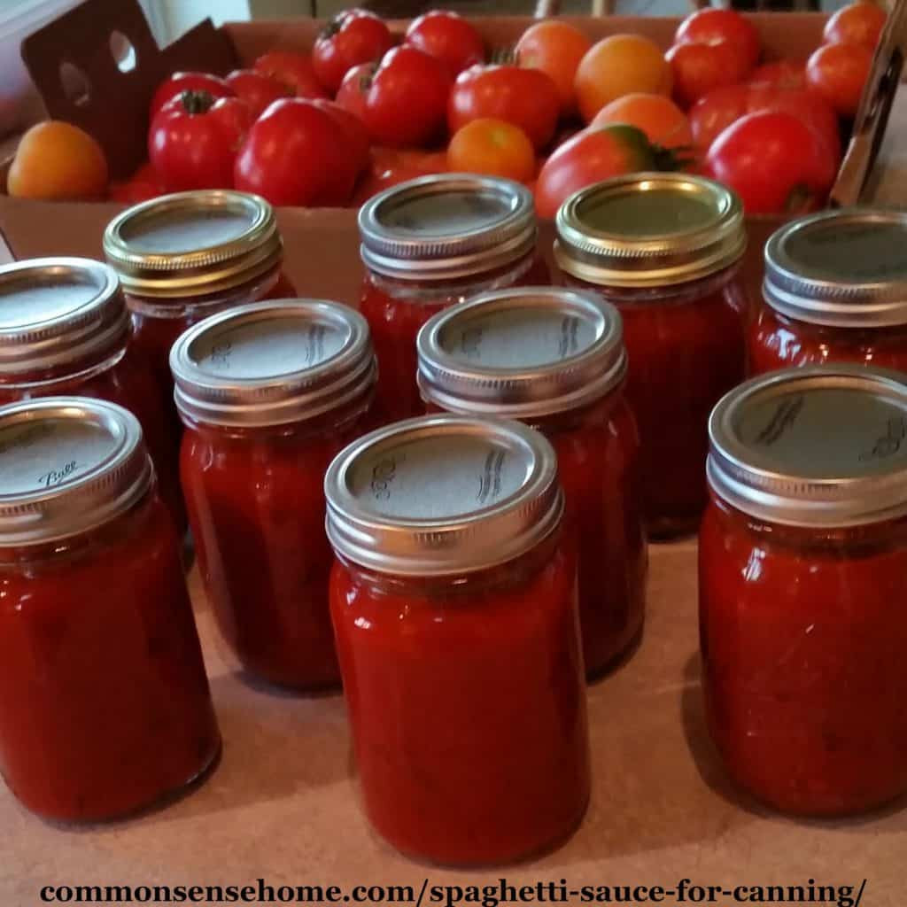 Canning Spaghetti Sauce
 Spaghetti Sauce for Canning Made with Fresh Tomatoes