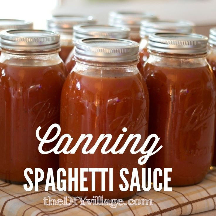 Canning Spaghetti Sauce
 Canning Spaghetti Sauce Home Preserving