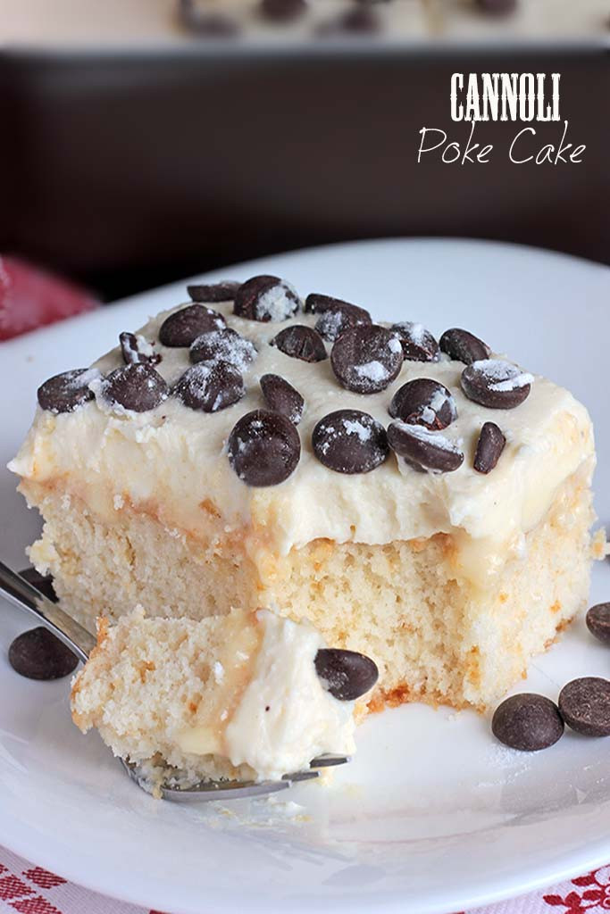 Cannoli Cake Recipe
 Cannoli Poke Cake Recipe Cakescottage