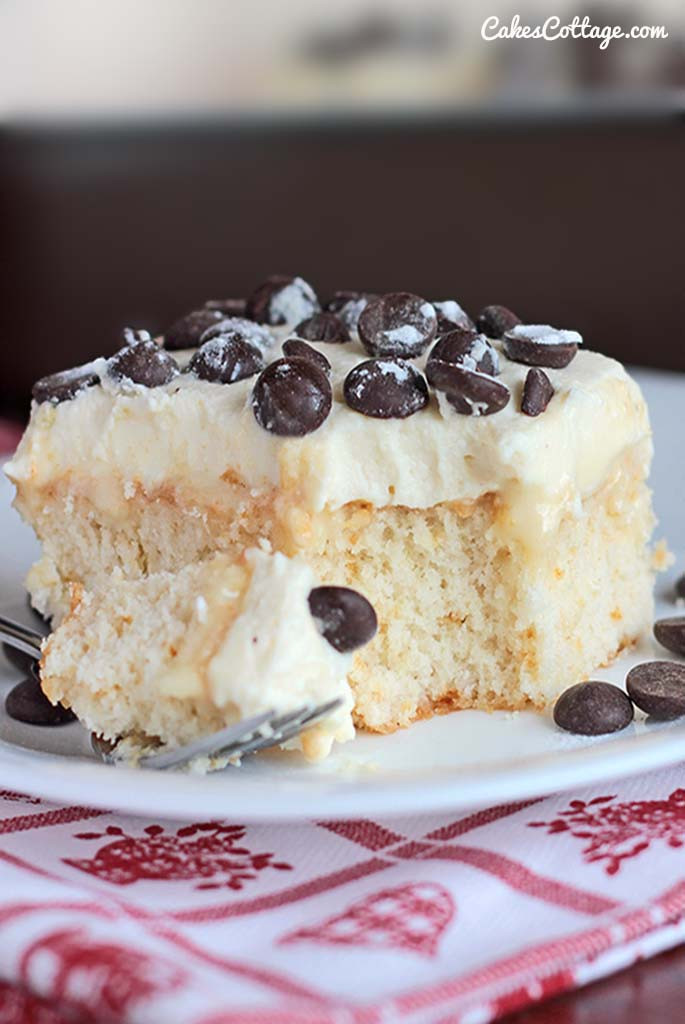 Cannoli Cake Recipe
 Cannoli Poke Cake Recipe Cakescottage