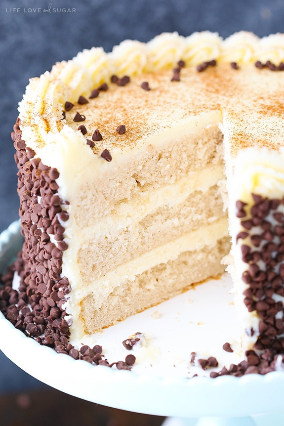 Cannoli Cake Recipe
 Cannoli Layer Cake Life Love and Sugar