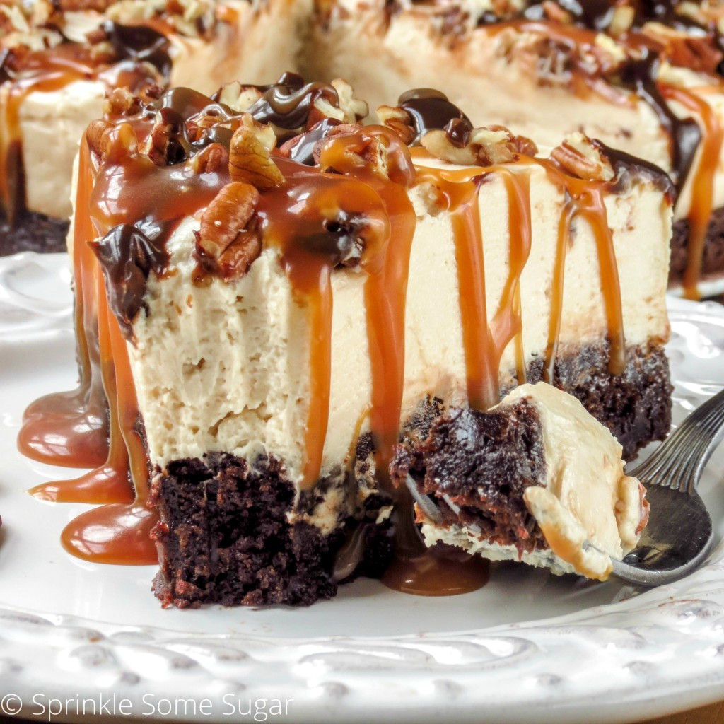 Caramel Dessert Recipes
 No Bake Caramel Turtle Cheesecake Sprinkle Some Sugar