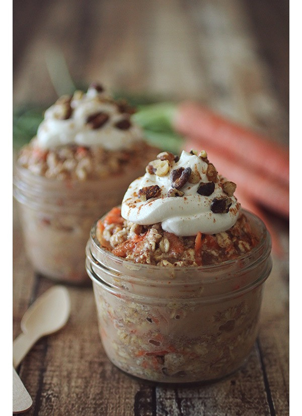 Carrot Cake Overnight Oats
 50 Best Overnight Oats Recipes for Weight Loss