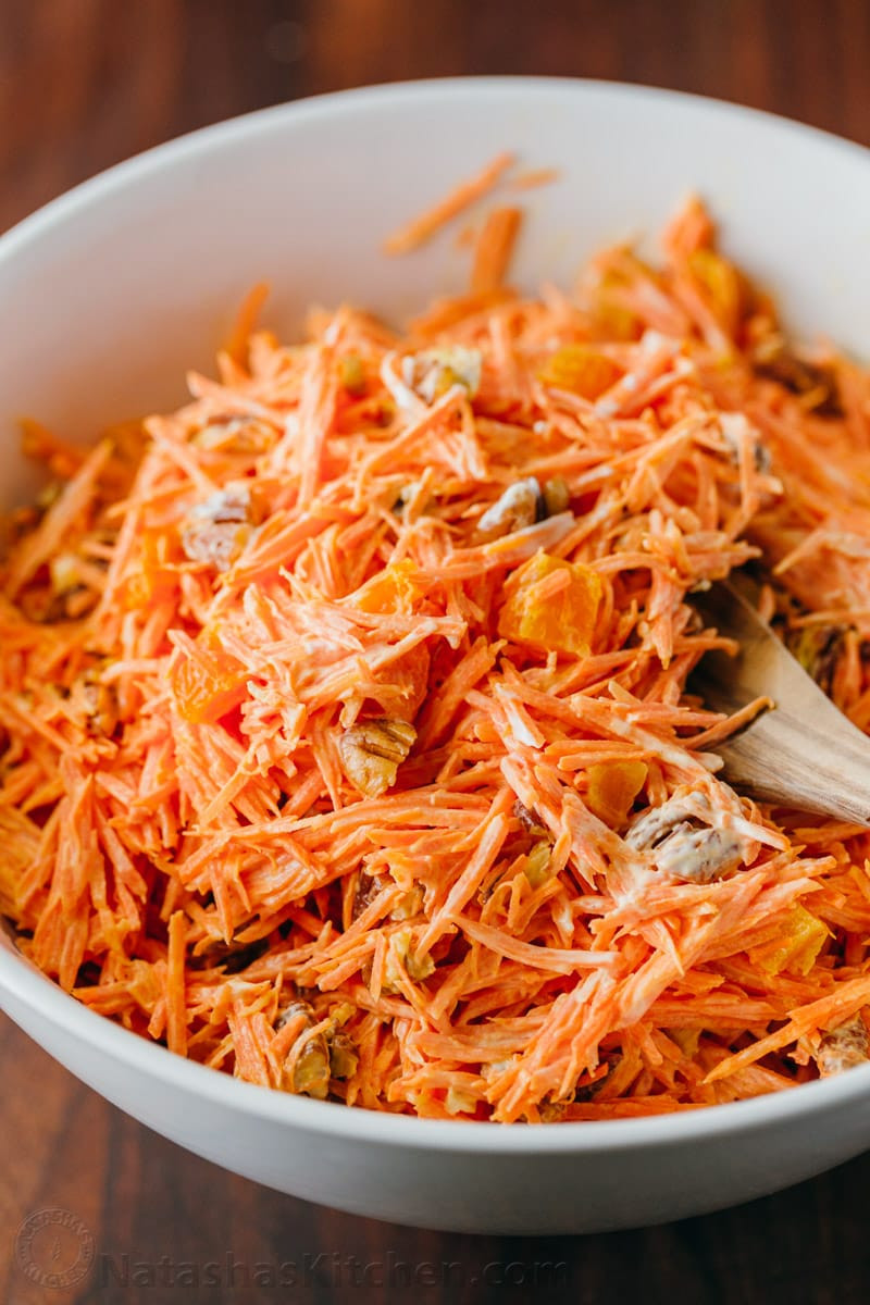 Carrot Salad Recipes
 Carrot Salad with Apricots and Pecans NatashasKitchen