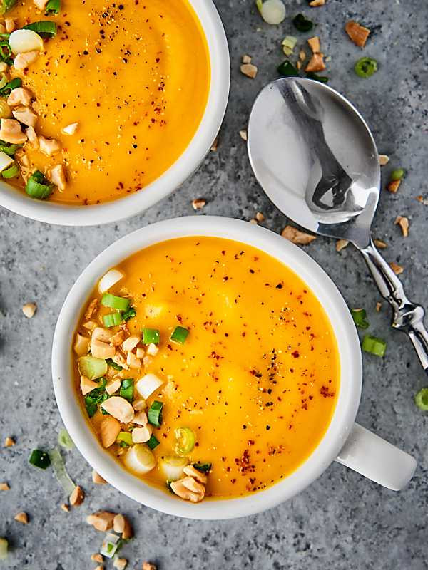 Carrot Soup With Coconut Milk
 vegan carrot soup with coconut milk