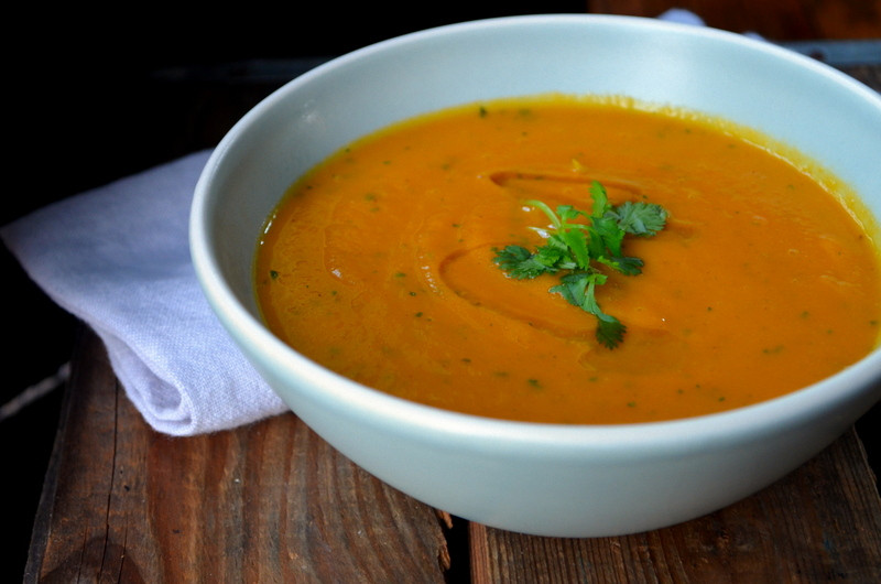 Carrot Soup With Coconut Milk
 Roasted Carrot Soup with Cilantro and Coconut Milk