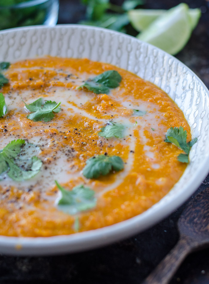 Carrot Soup With Coconut Milk
 ginger carrot soup with coconut milk