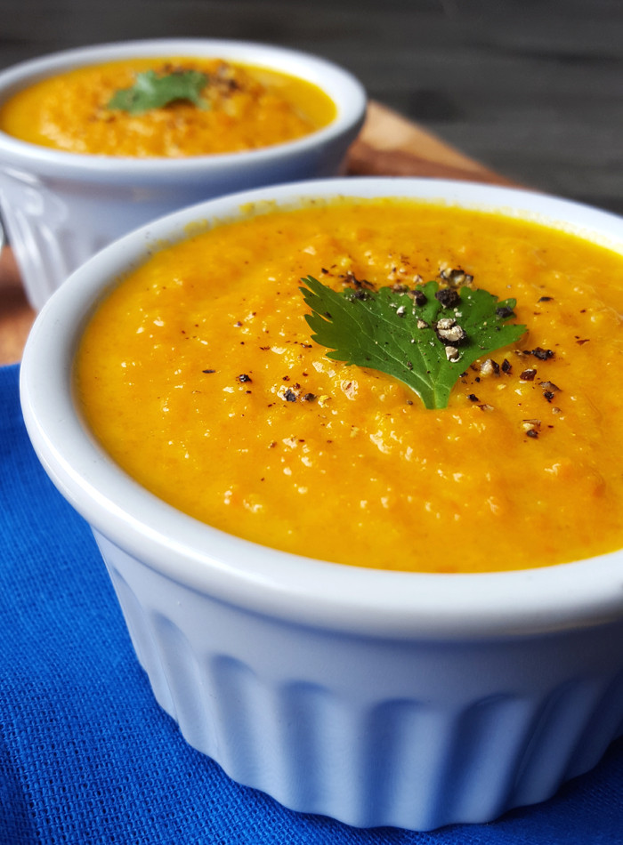 Carrot Soup With Coconut Milk
 vegan carrot soup with coconut milk