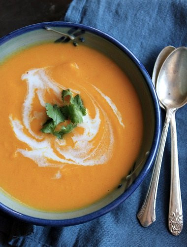 Carrot Soup With Coconut Milk
 Curried Carrot Soup with Ginger and Coconut Milk • The
