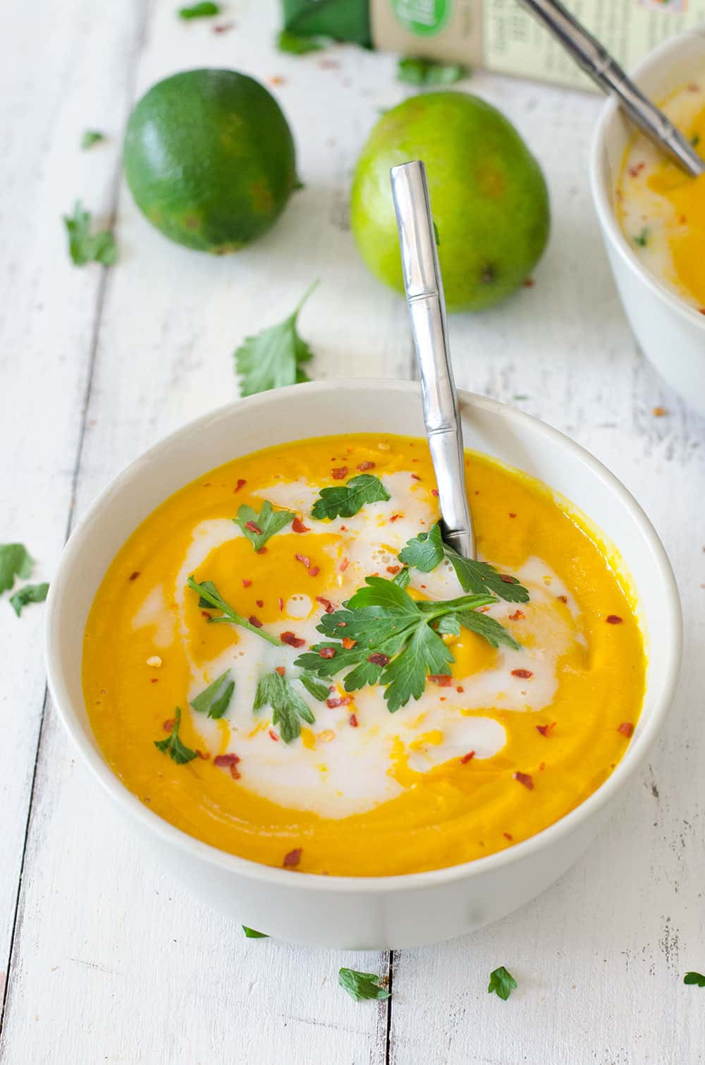 Carrot Soup With Coconut Milk
 vegan carrot soup with coconut milk