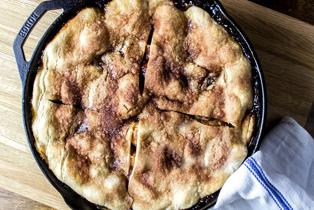 Cast Iron Skillet Apple Pie
 Grandma s Famous Cast Iron Skillet Apple Pie Recipe