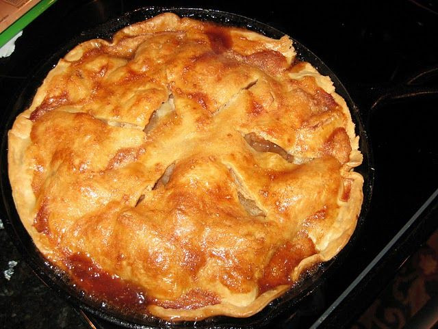 Cast Iron Skillet Apple Pie
 Pinterest • The world’s catalog of ideas