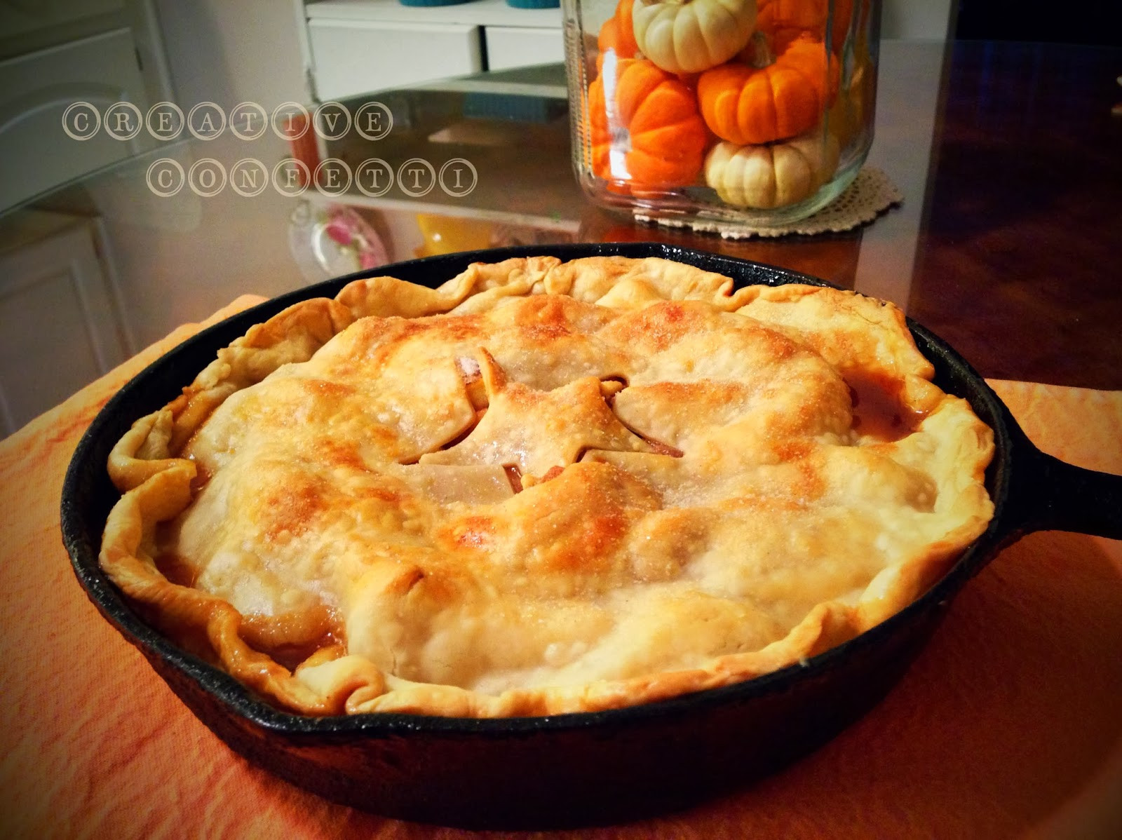 Cast Iron Skillet Apple Pie
 creative confetti Cast Iron Skillet Apple Pie