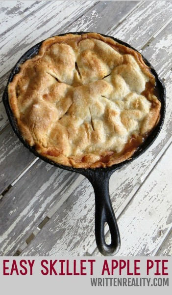 Cast Iron Skillet Apple Pie
 apple pie 351x600