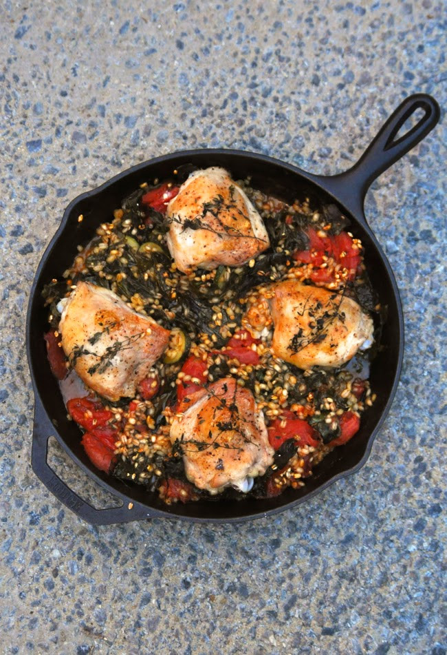 Cast Iron Skillet Chicken Thighs
 Two Blue Lemons Cast Iron Skillet Chicken Thighs Two Ways