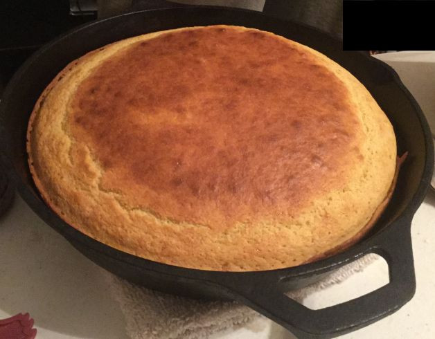 Cast Iron Skillet Cornbread
 Countrified Hicks Cast Iron Skillet Cornbread