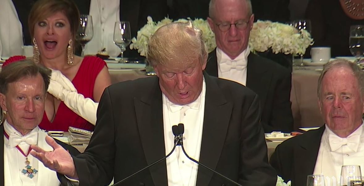 Catholic Charities Dinner
 Charity roast trainwreck Donald Trump booed at Catholic