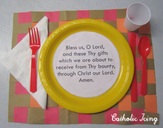 Catholic Dinner Prayer
 Making faith fun 8 Educational crafts for young kids
