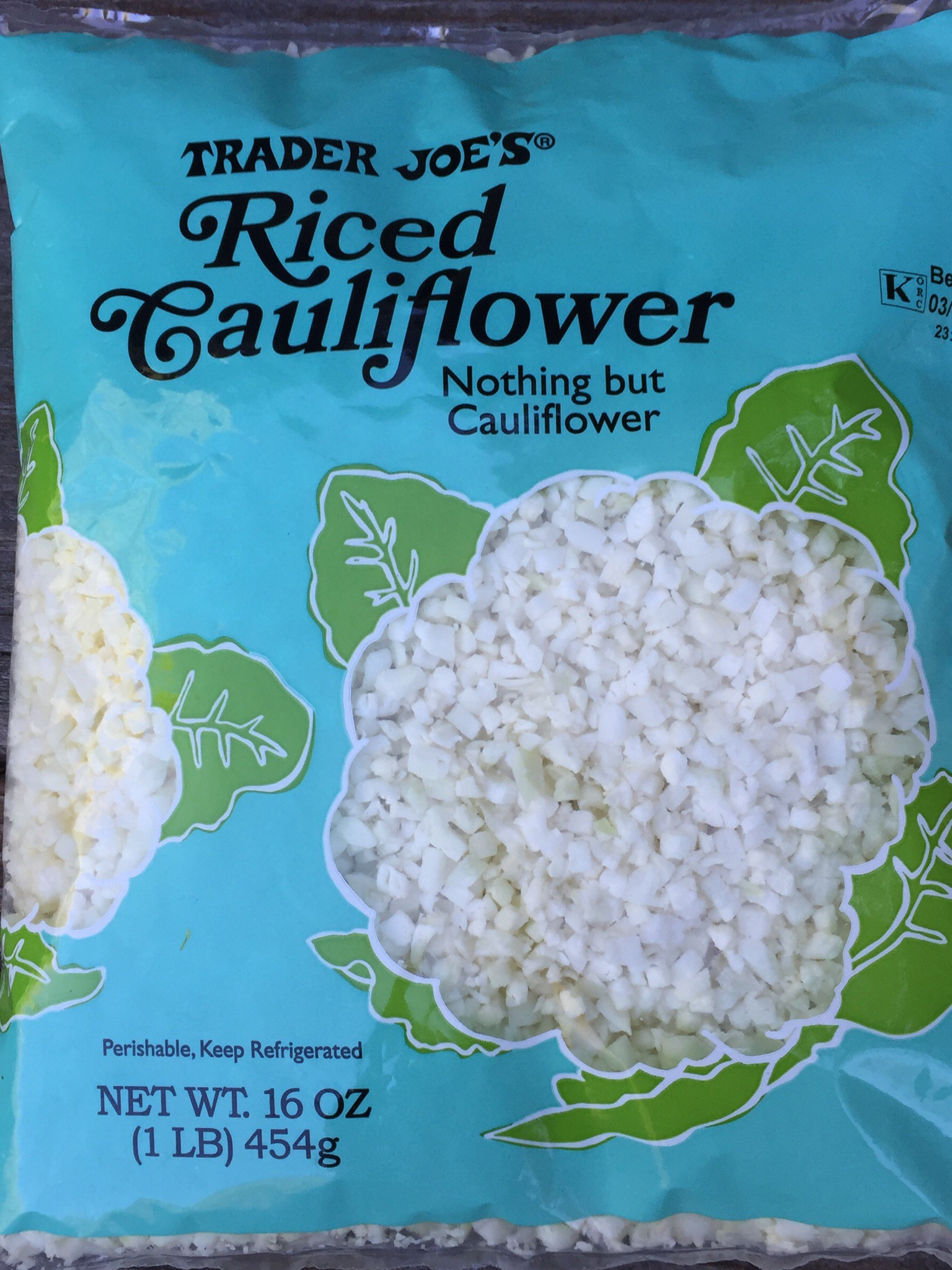 Cauliflower Rice Nutrition
 Trader Joe s Riced Cauliflower Jamie Davidson Cooks