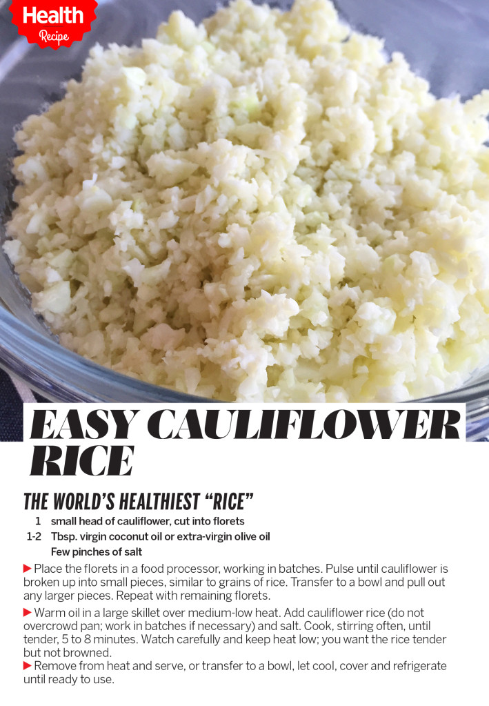 Cauliflower Rice Nutrition
 Cutting Carbs Here s How to Make Cauliflower Rice in