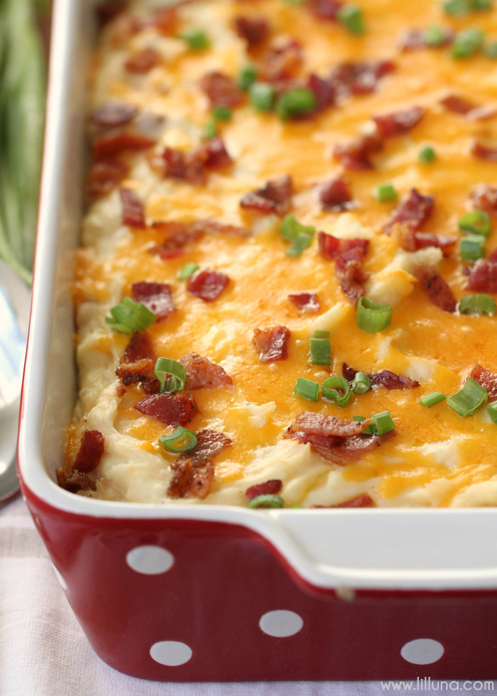 Cheese Potato Casserole
 Mashed Potato Casserole