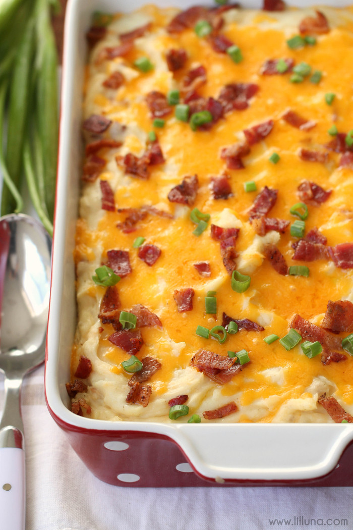 Cheese Potato Casserole
 Cheesy Mashed Potato Casserole