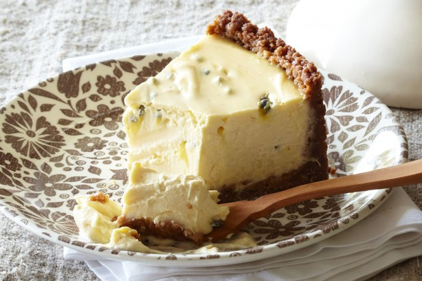 Cheesecake Recipe With Sour Cream
 Baked Sour Cream And Passionfruit Cheesecake Recipe