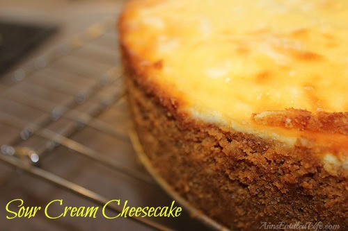 Cheesecake Recipe With Sour Cream
 Sour Cream Cheesecake Recipe — Dishmaps