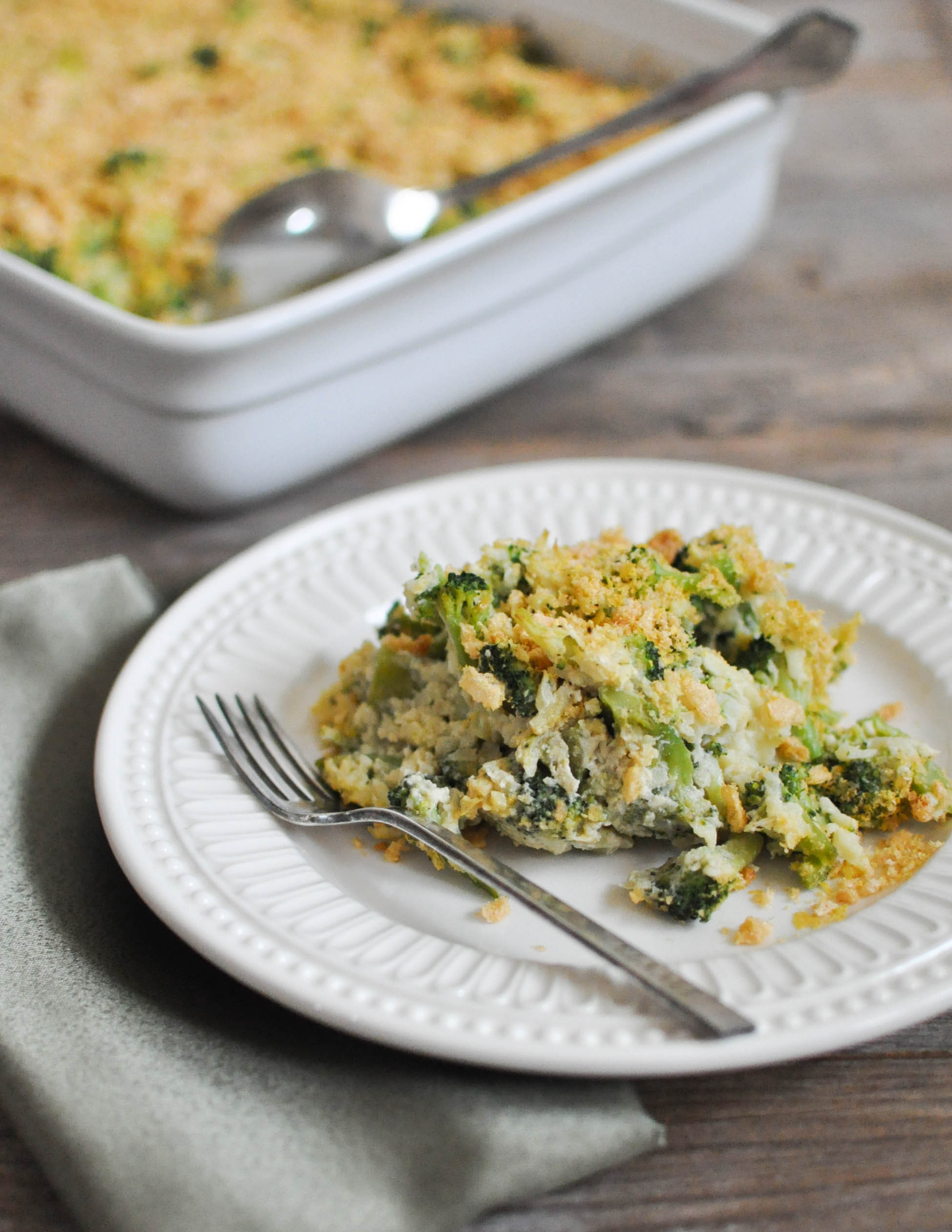 Cheesy Broccoli Casserole
 Paleo Cheesy Broccoli Casserole Fed & Fit