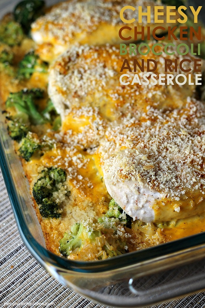 Cheesy Chicken Broccoli And Rice Casserole
 Mama Loves Food 37 Make Ahead Casserole Recipes for Busy