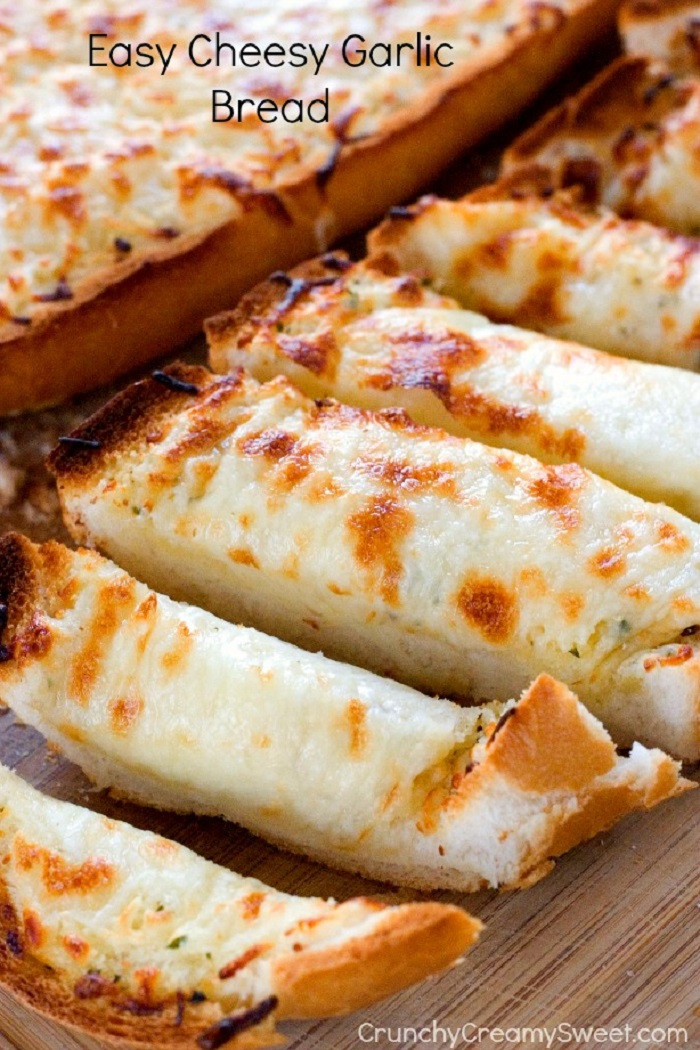 Cheesy Garlic Bread Recipe
 Easy Cheesy Garlic Bread Crunchy Creamy Sweet