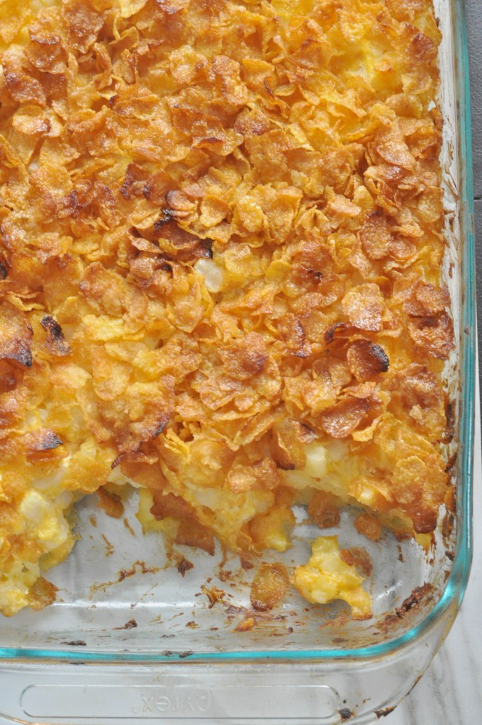 Cheesy Potatoes With Corn Flakes
 Corn Flakes Potato Casserole Dining with Alice