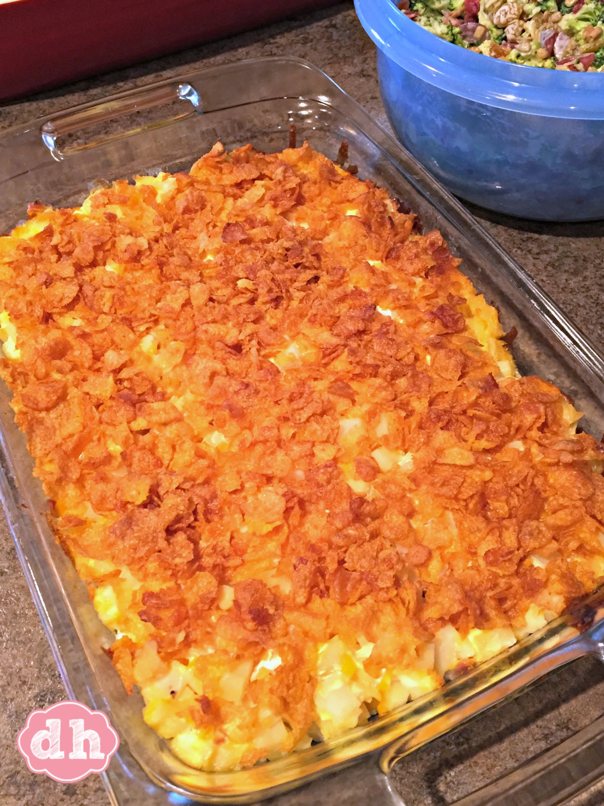 Cheesy Potatoes With Corn Flakes
 Cheesy Potatoes with Corn Flakes and other Iowa Dishes