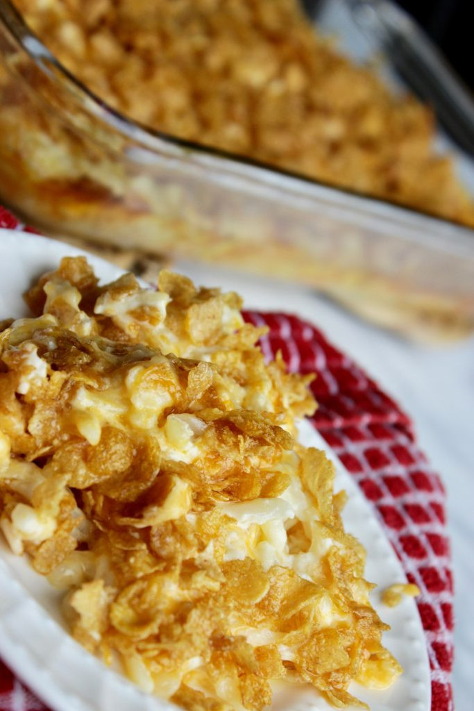 Cheesy Potatoes With Corn Flakes
 cheesy potato casserole corn flakes