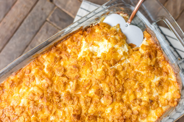 Cheesy Potatoes With Corn Flakes
 Cheesy Potatoes Recipe With Corn Flakes Food