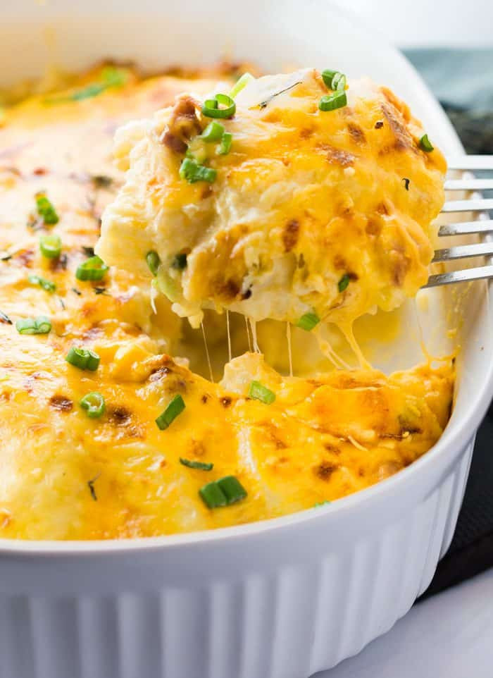 Cheesy Scalloped Potatoes Recipe
 Cheesy Scalloped Potatoes and Ham The Cozy Cook