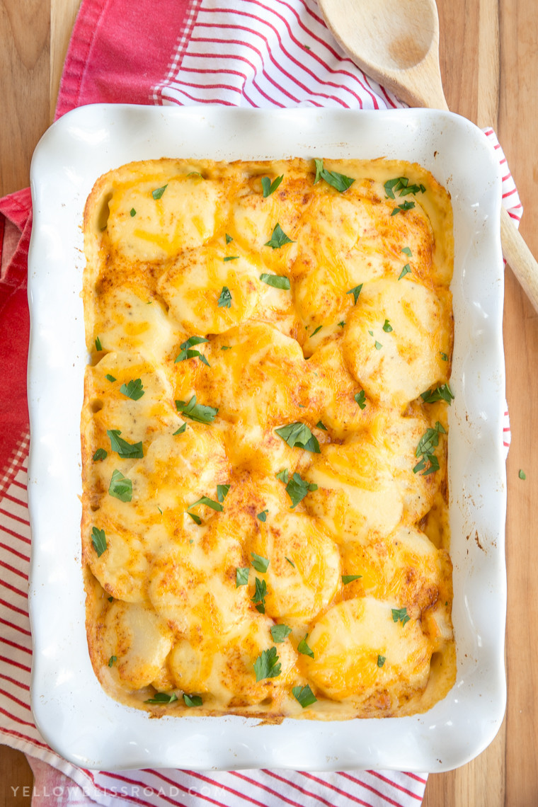 Cheesy Scalloped Potatoes Recipe
 Cheesy Scalloped Potatoes Easy Potato Side Dish