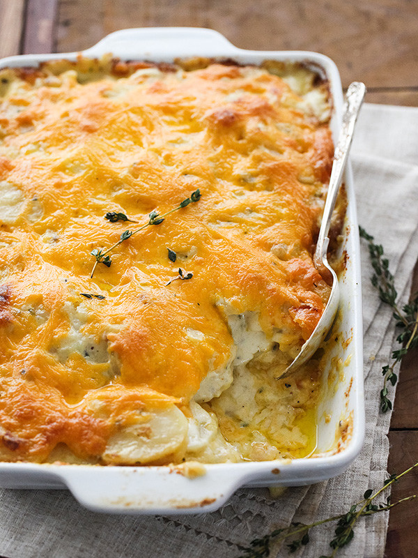 Cheesy Scalloped Potatoes Recipe
 cream cheese scalloped potatoes