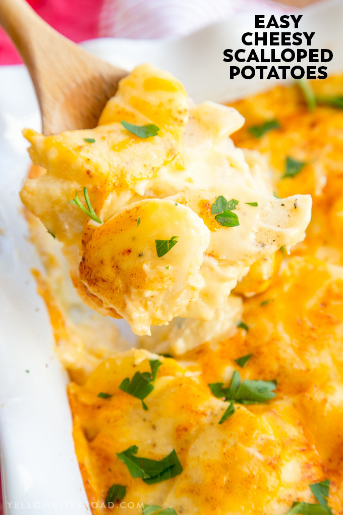 Cheesy Scalloped Potatoes Recipe
 Cheesy Scalloped Potatoes Easy Potato Side Dish