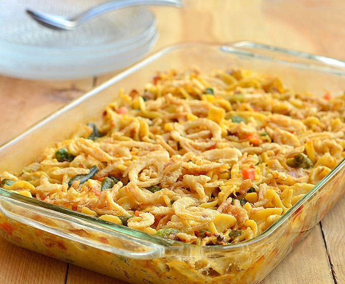 Cheesy Tuna Noodle Casserole
 hello Wonderful 12 HEARTY CASSEROLES KIDS WILL LOVE