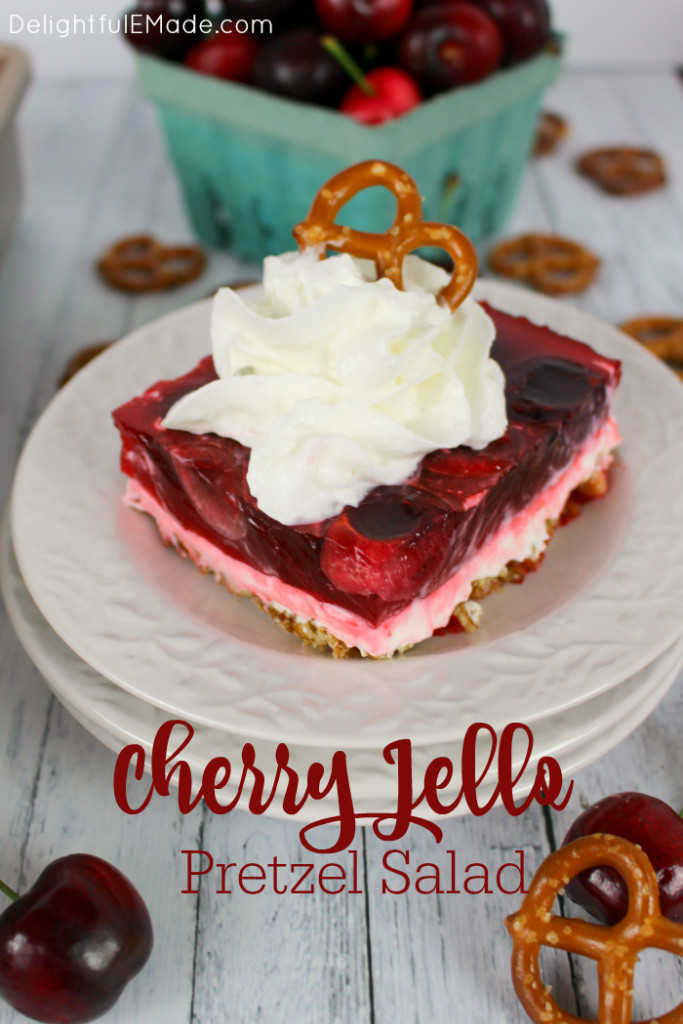 Cherry Pretzel Dessert
 cherry pretzel squares