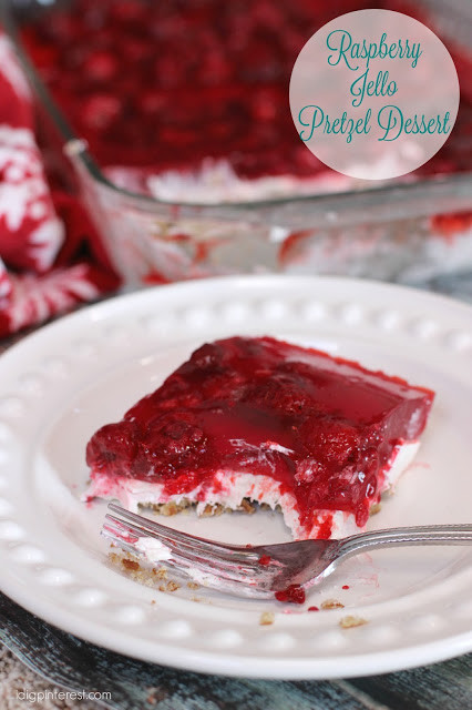 Cherry Pretzel Dessert
 Raspberry Jello Pretzel Dessert I Dig Pinterest