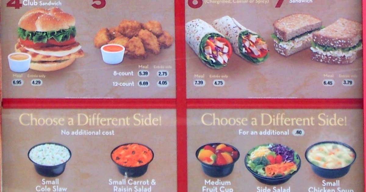 Chick Fil A Dessert Menu
 All You Need Chick Fil a Menu