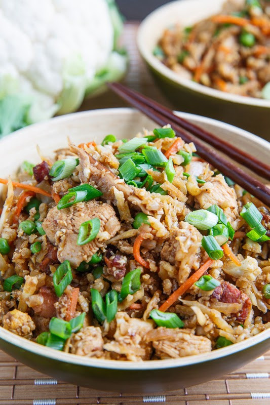 Chicken And Cauliflower Rice
 Chicken Fried Cauliflower Rice on Closet Cooking