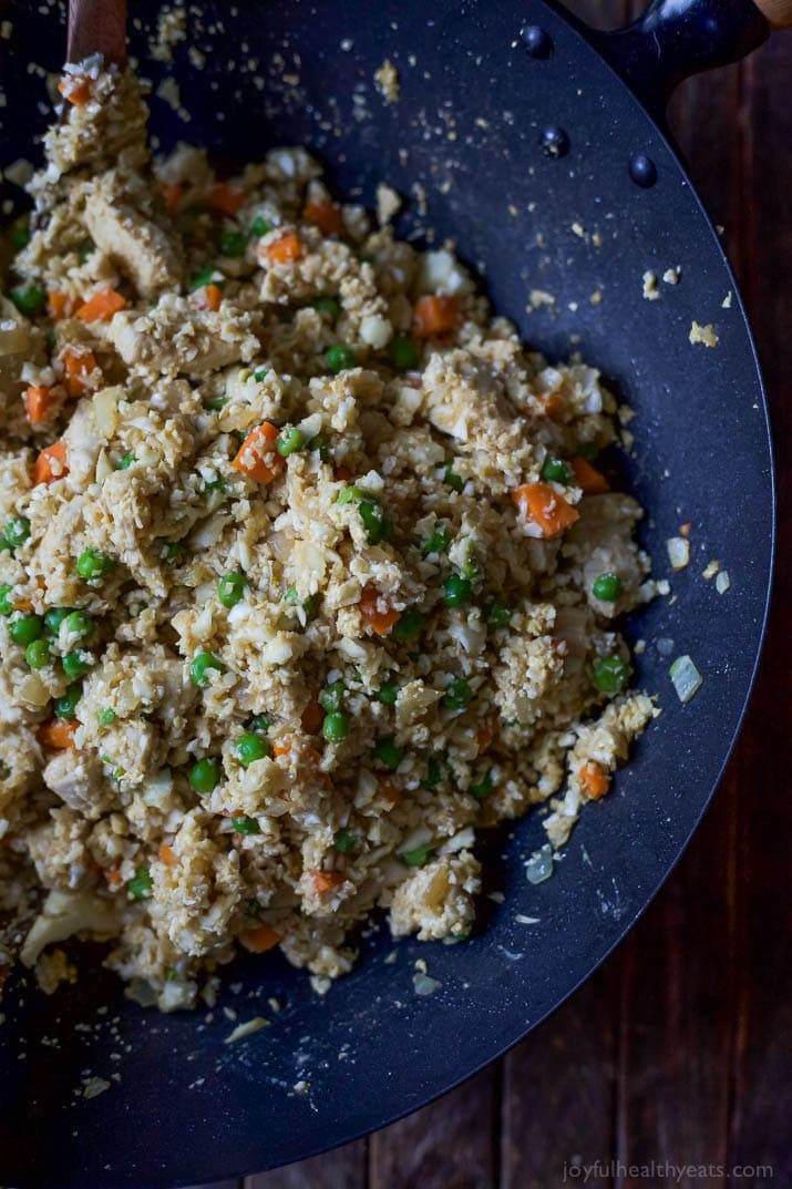 Chicken And Cauliflower Rice
 15 Minute Cauliflower Chicken Fried Rice